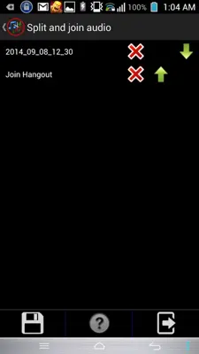 Split and join audio android App screenshot 0